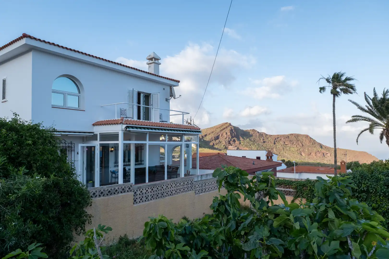 Vista exterior de Casa o chalet en venta en Telde con Aire acondicionado, Jardín privado y Terraza