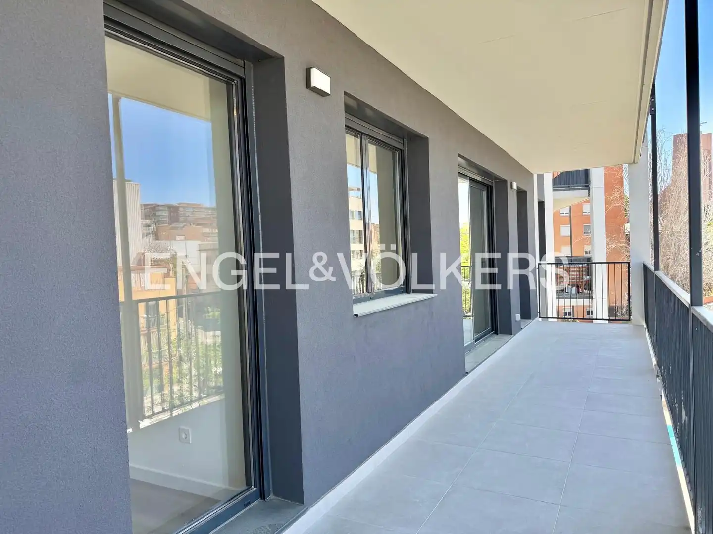 Terraza de Piso de alquiler en Badalona con Aire acondicionado, Calefacción y Parquet
