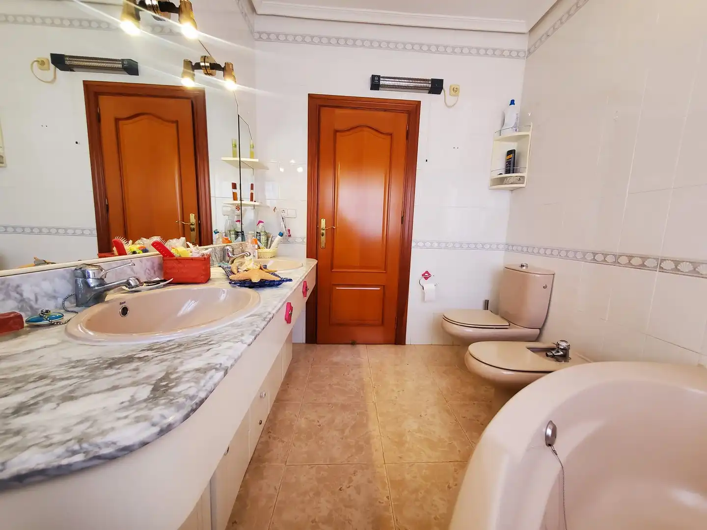 Baño de Casa o chalet en venta en Cartagena con Aire acondicionado, Jardín privado y Terraza