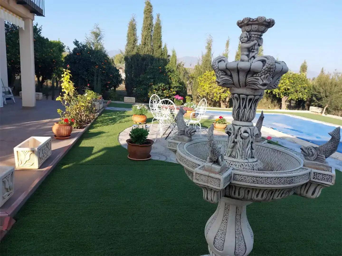Terrassa de Casa o xalet en venda en Totana amb Aire condicionat, Piscina i Balcó