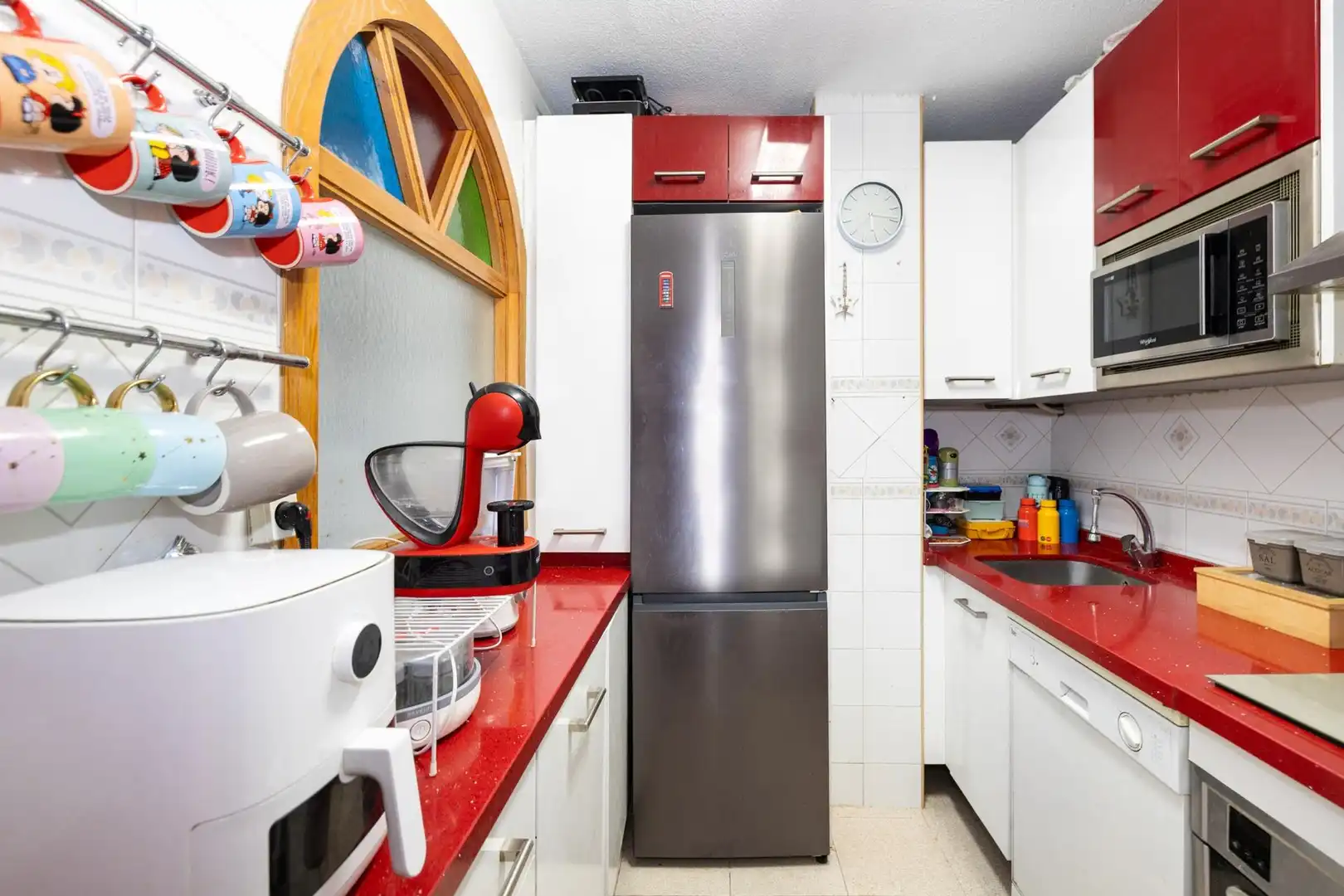 Kitchen of Flat for sale in La Zubia  with Air Conditioner, Storage room and Balcony