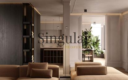 Living room of Flat for sale in  Barcelona Capital  with Heating, Terrace and Balcony