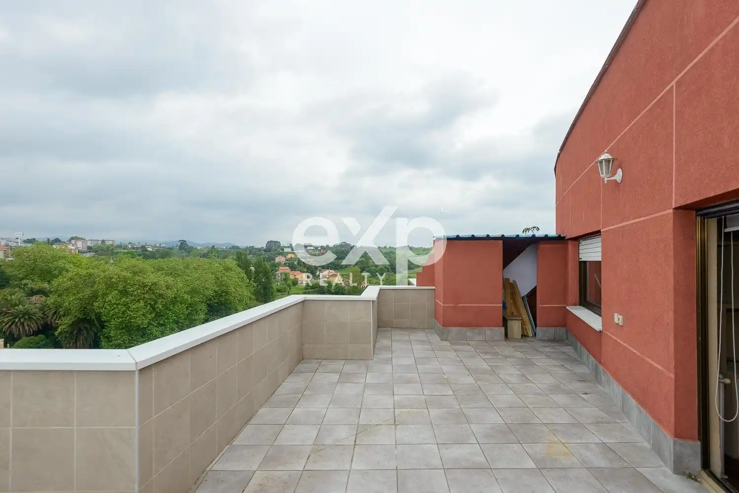 Terrace of Flat for sale in Avilés  with Heating, Terrace and Furnished