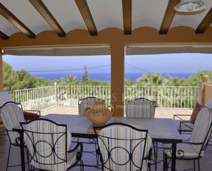 Terrace of House or chalet for sale in Dénia  with Air Conditioner, Terrace and Swimming Pool