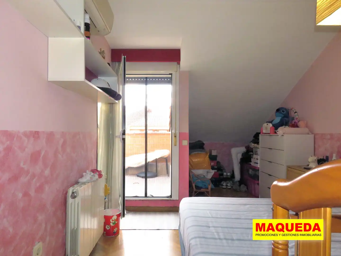 Schlafzimmer von Maisonette zum Verkauf in Alcorcón mit Klimaanlage, Heizung und Parkett