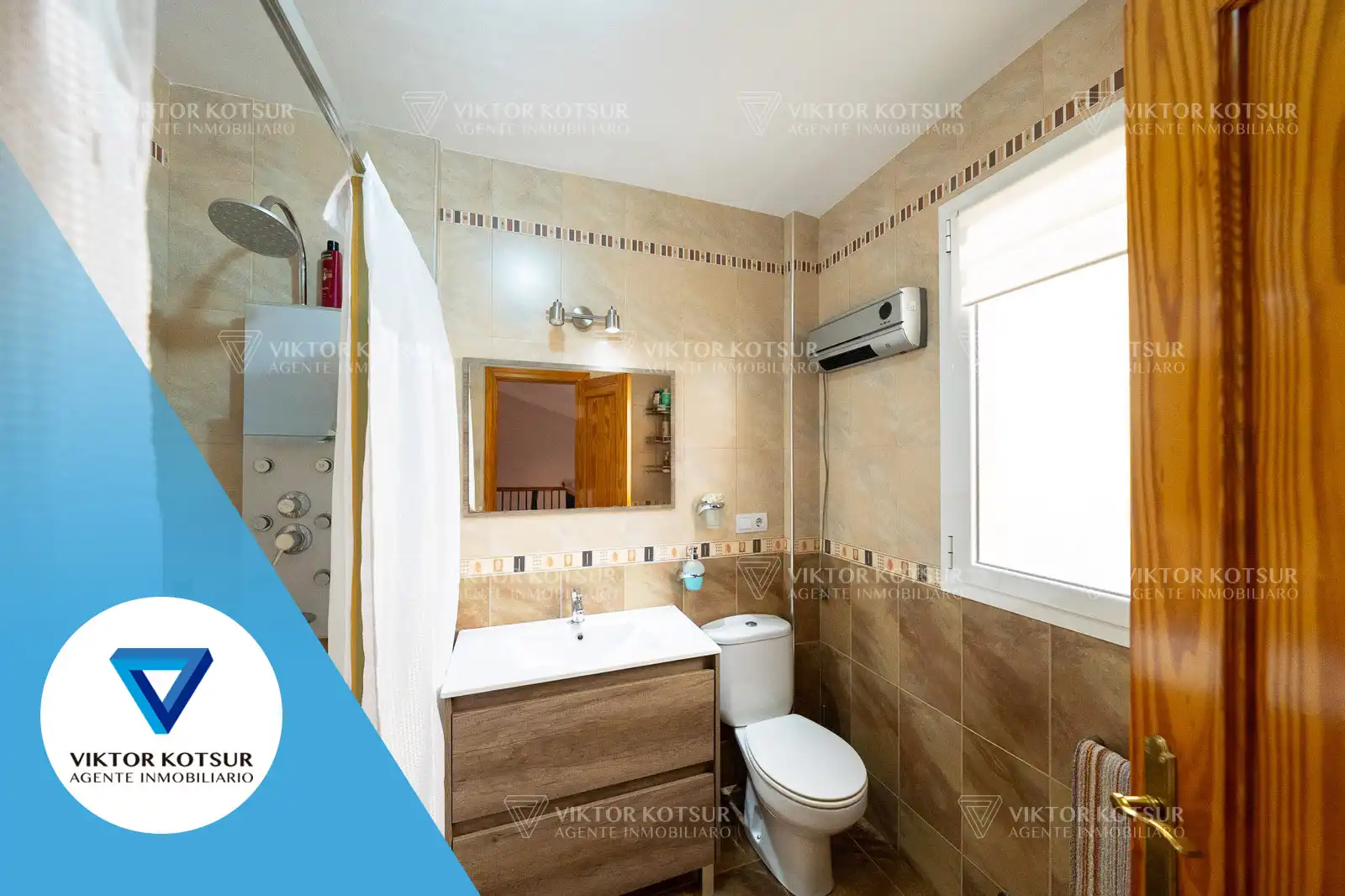 Badezimmer von Maisonette zum Verkauf in Vícar mit Klimaanlage, Terrasse und Abstellraum