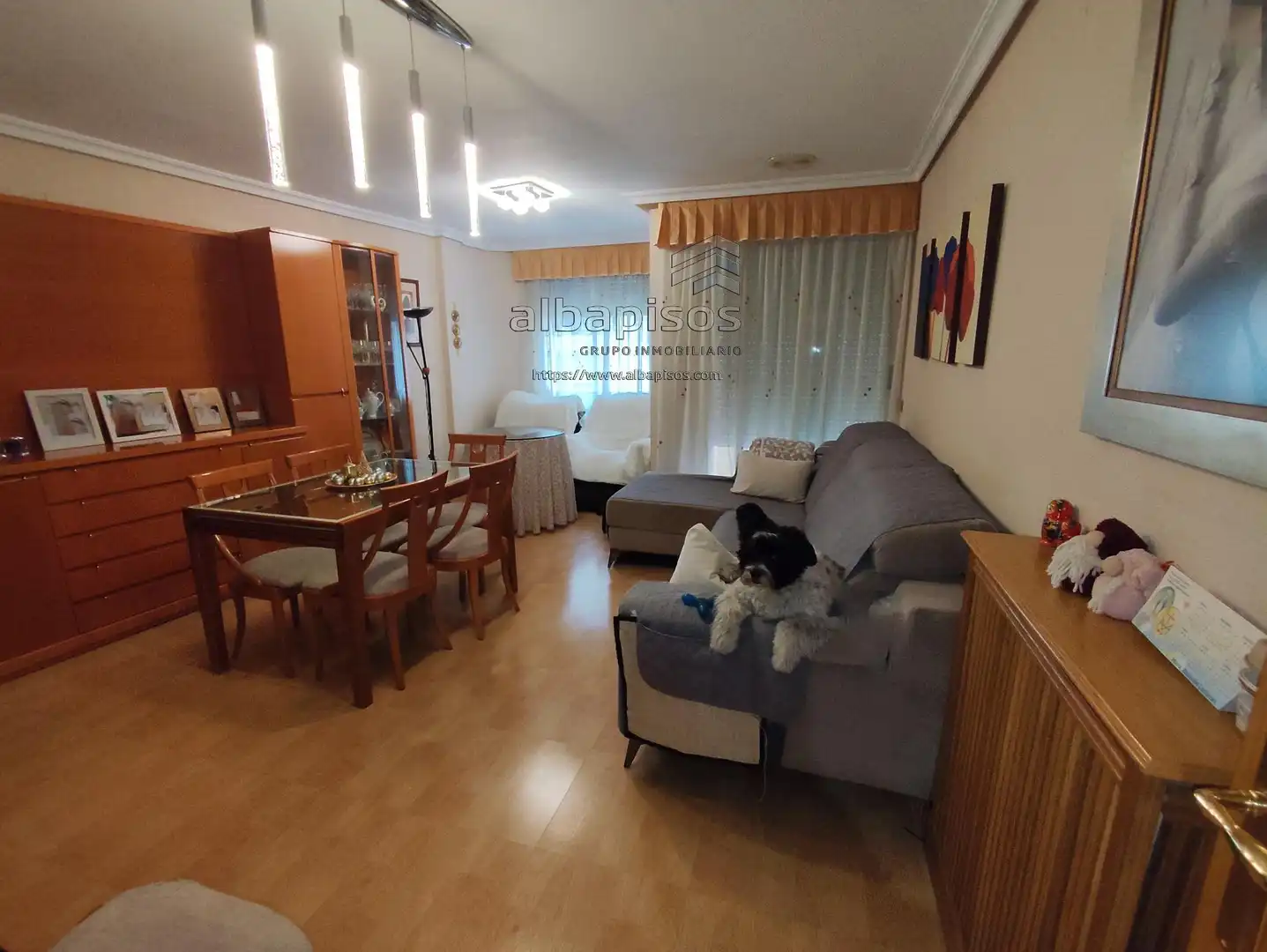 Sala de estar de Piso en venta en Albacete con Aire acondicionado, Calefacción y Trastero
