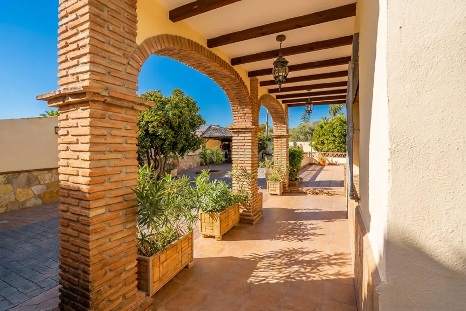 Terraza de Casa o chalet de alquiler en Mijas con Aire acondicionado, Jardín privado y Trastero