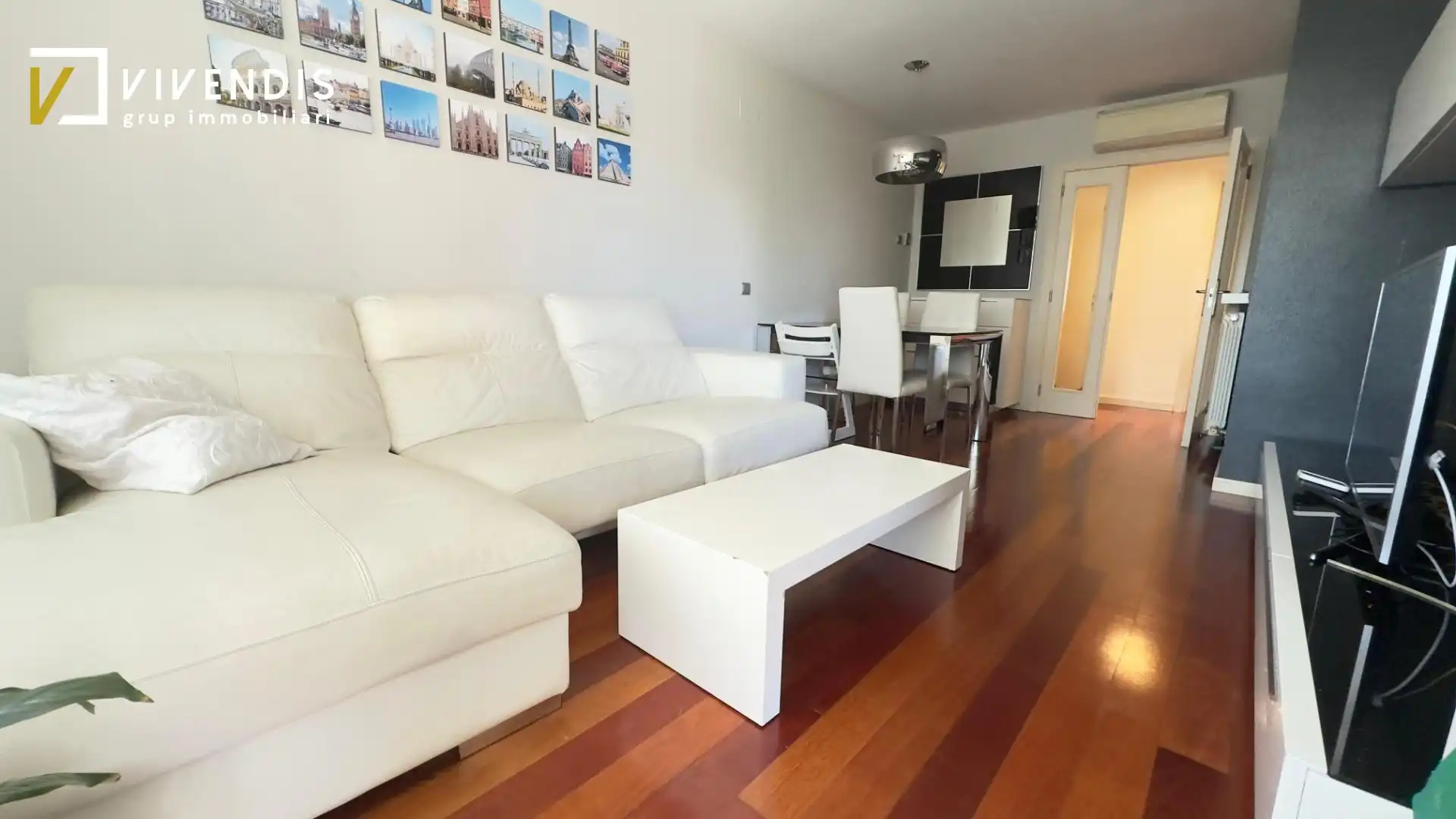 Living room of Flat for sale in  Lleida Capital  with Air Conditioner, Heating and Private garden