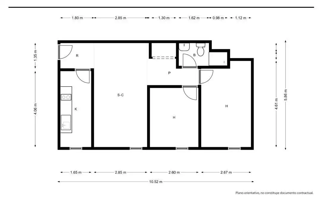 Wohnung mit Aufzug zum Verkauf in Centro, imagen 2