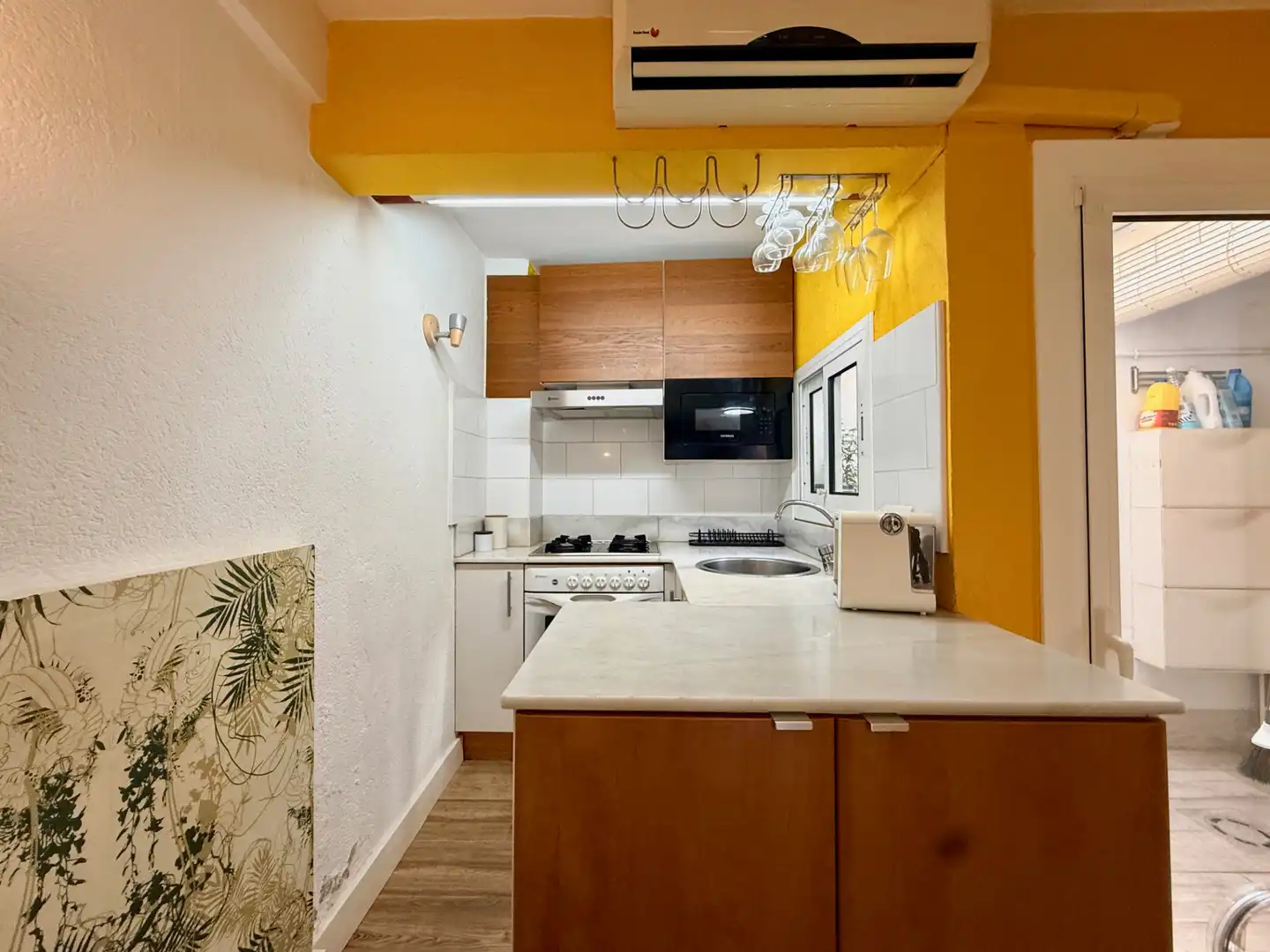 Cocina de Casa adosada en venta en Barcelona con Aire acondicionado, Calefacción y Parquet