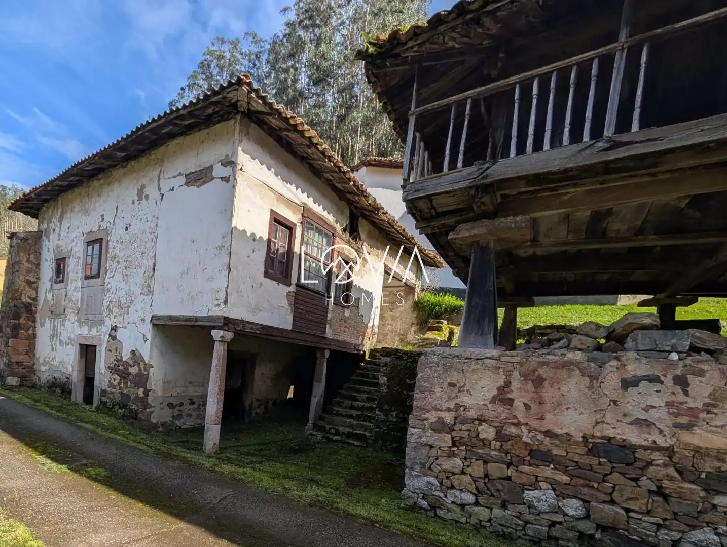 Vista exterior de Casa o xalet en venda en Pravia amb Jardí privat