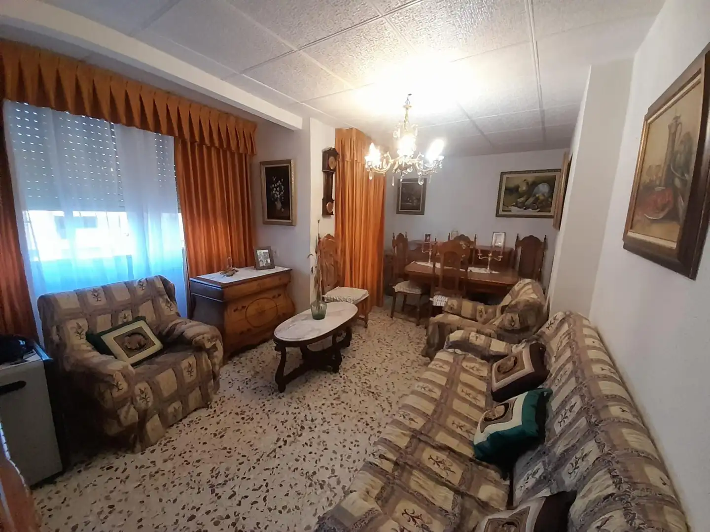 Sala d'estar de Apartament en venda en Totana amb Traster, Moblat i Balcó