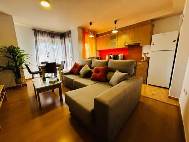 Sala de estar de Apartamento de alquiler en Águilas con Amueblado