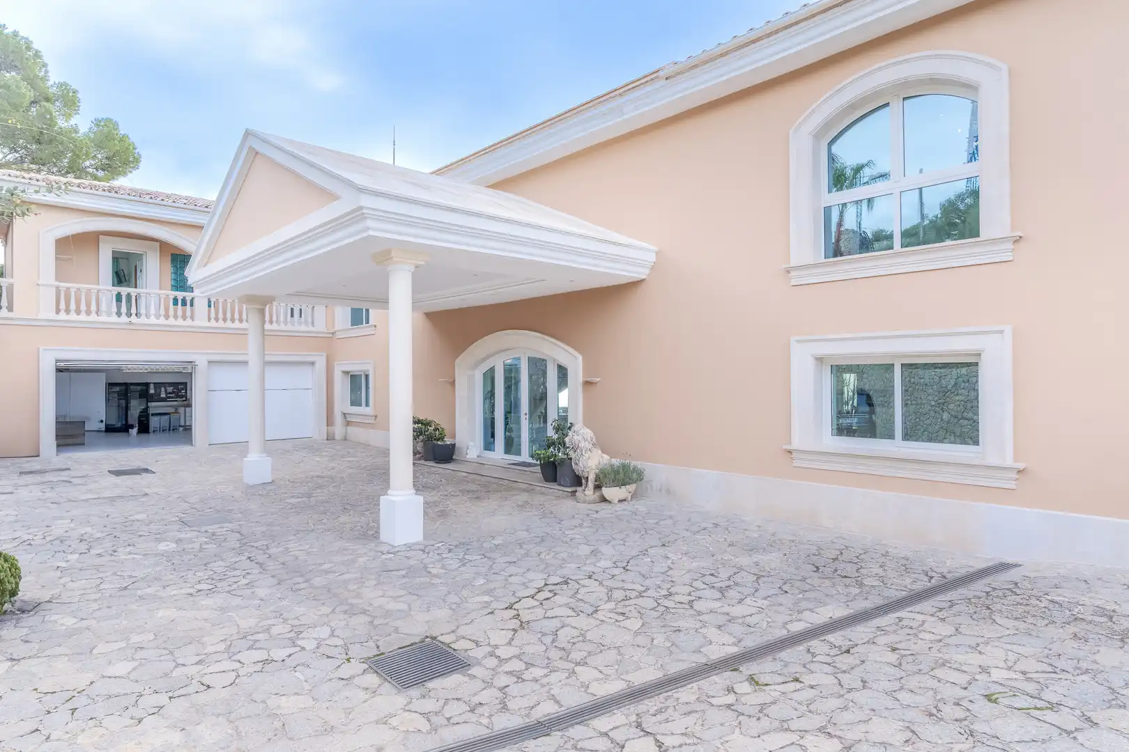 Außenansicht von Country house zur Miete in Calvià mit Klimaanlage, Heizung und Terrasse