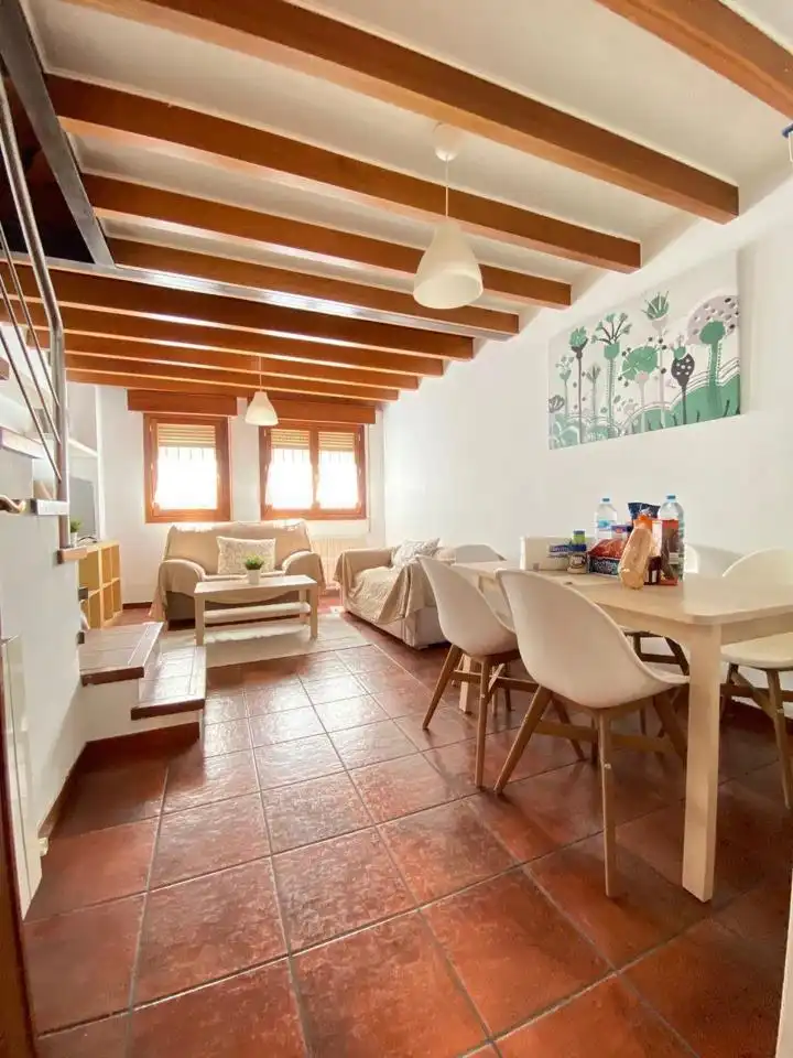 Living room of Houses for rent in Segovia  with Heating, Terrace and Furnished