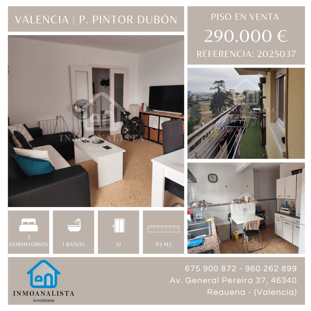 Exterior view of Flat for sale in  Valencia Capital  with Air Conditioner, Heating and Balcony