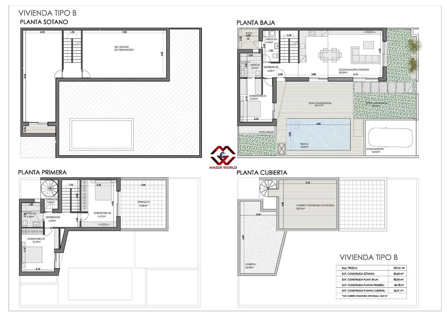 Maisonette mit Garten zum Verkauf in Bigastro, imagen 15