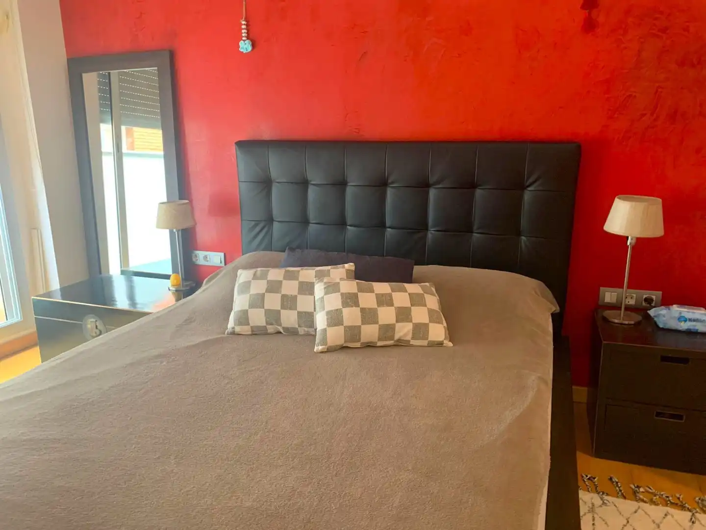 Schlafzimmer von Wohnung zur Miete in Barcelona mit Klimaanlage und Heizung