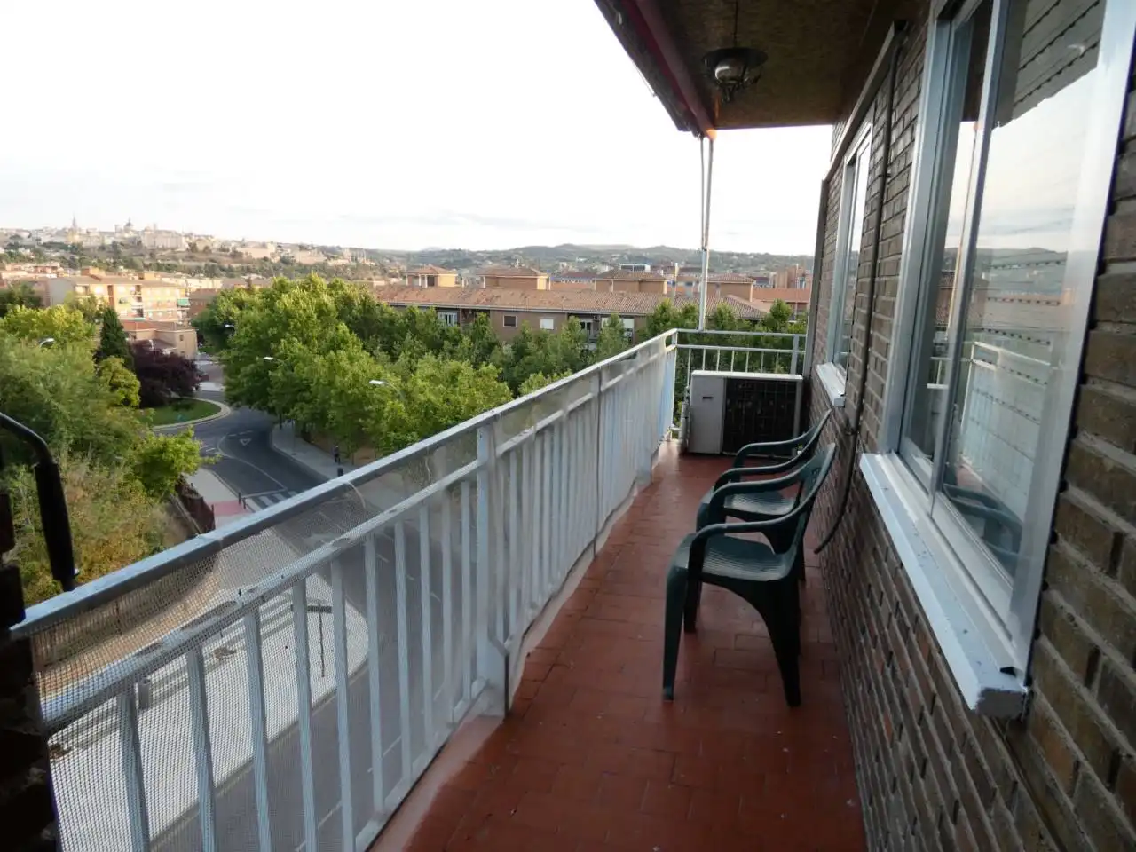 Terraza de Piso de alquiler en Toledo con Aire acondicionado, Calefacción y Terraza