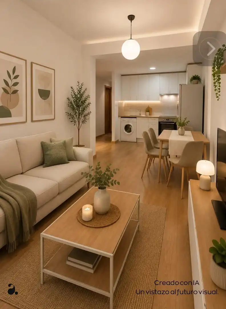 Sala de estar de Piso en venta en Navalagamella con Calefacción, Terraza y Amueblado