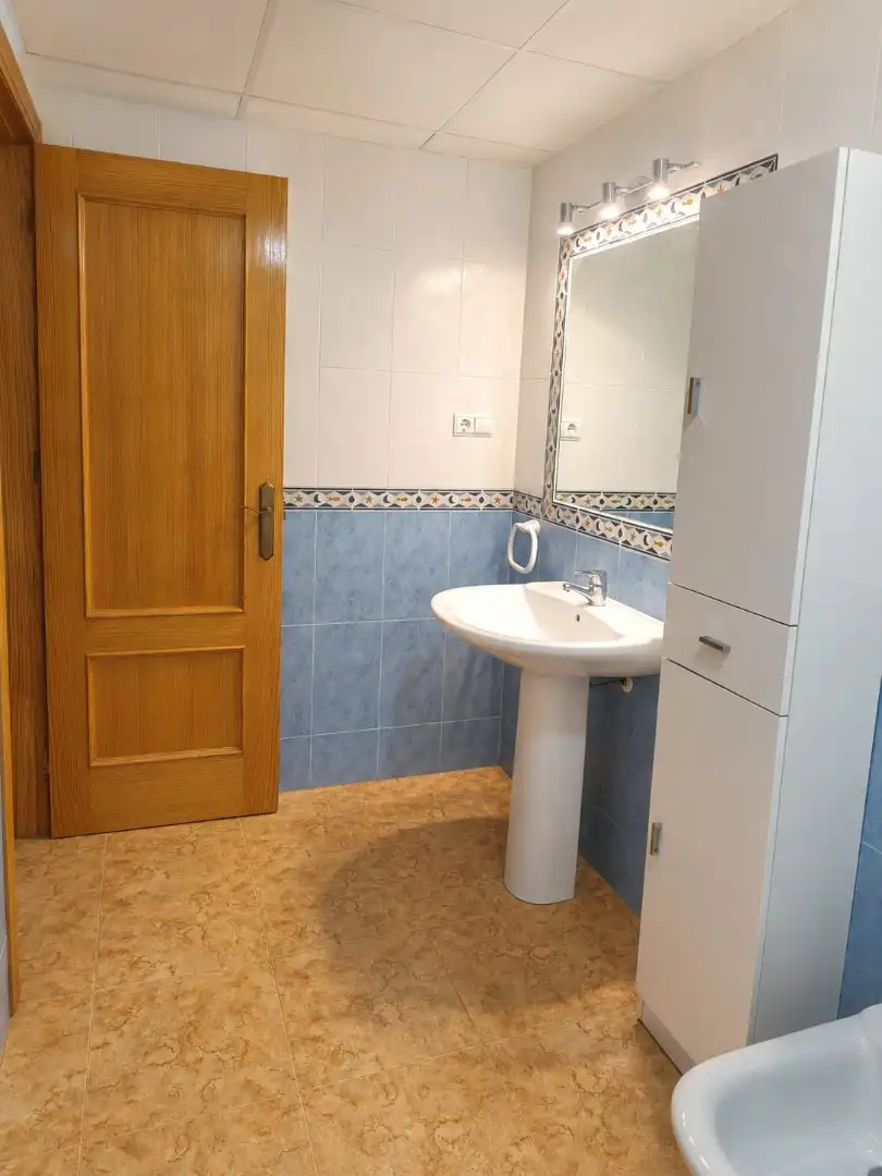 Bany de Apartament de lloguer en Águilas amb Moblat, Forn i Rentadora