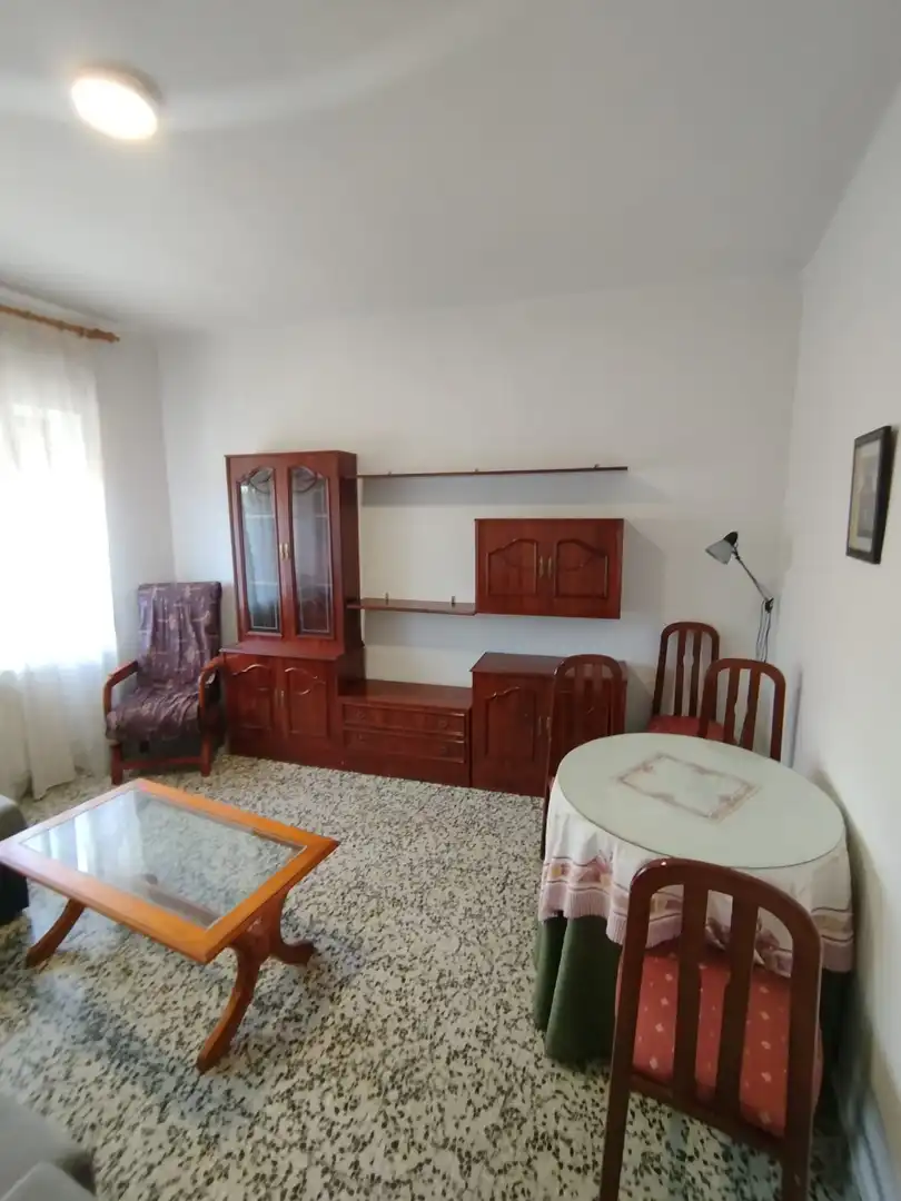 Living room of Flat for rent in Ávila  with Heating, Terrace and Furnished