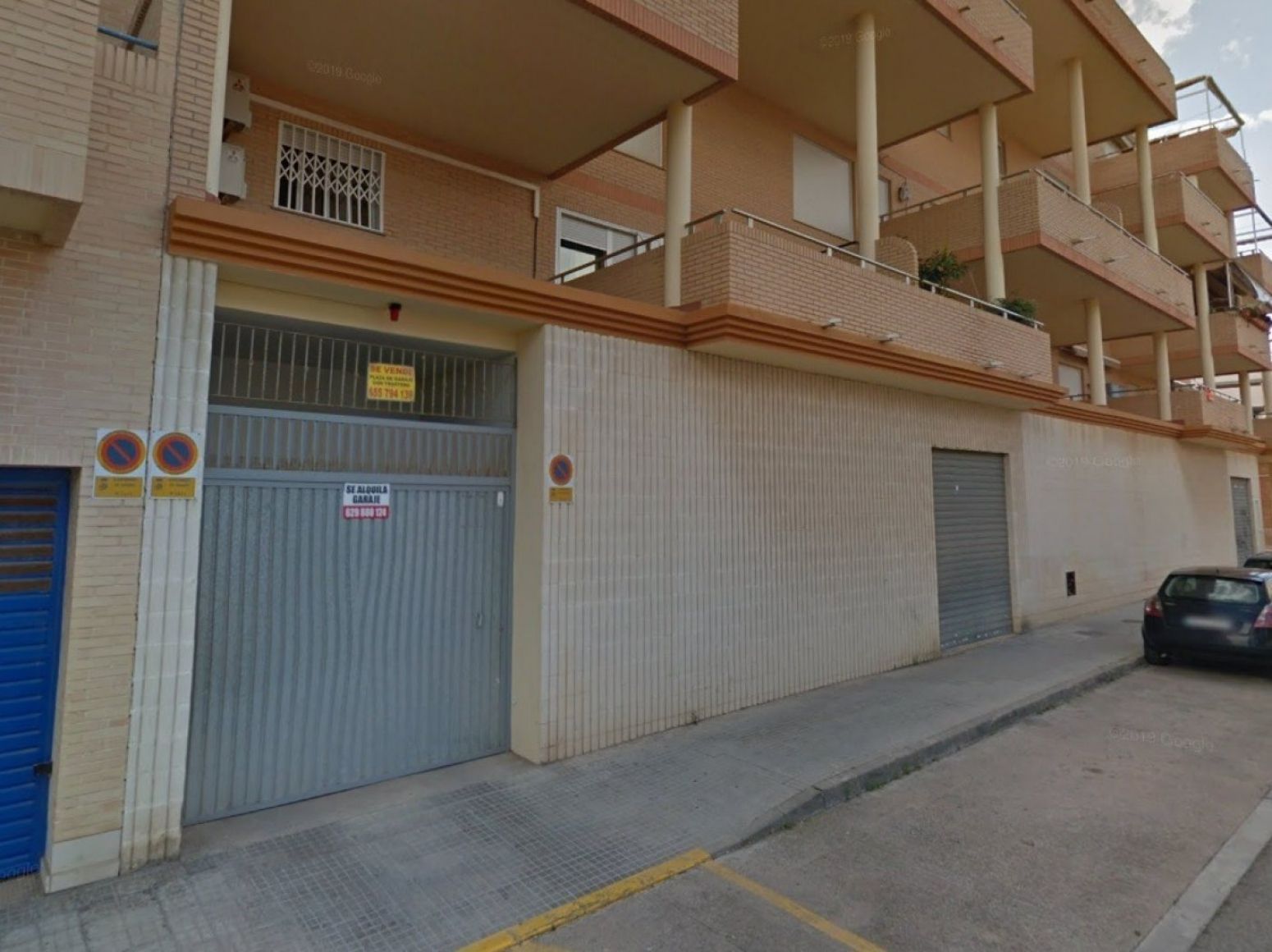 Vista exterior de Garatge en venda en Sagunto / Sagunt