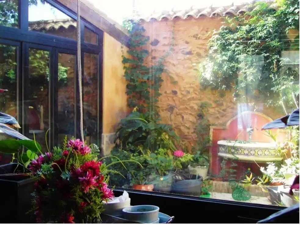 Jardín de Casa o chalet en venta en Calera de León con Jardín privado, Terraza y Amueblado