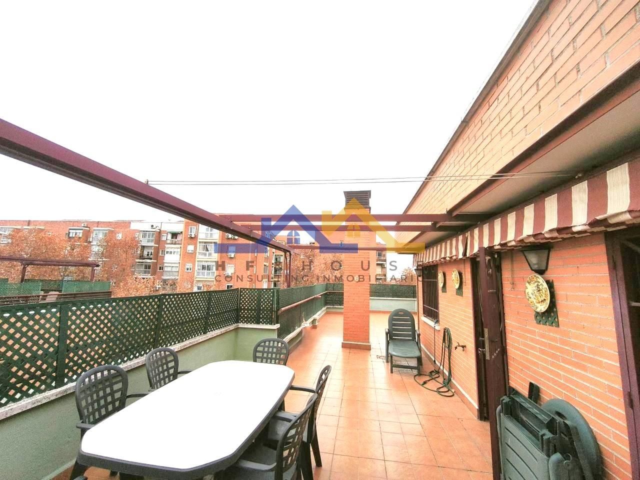 Terrace of Duplex for sale in  Madrid Capital  with Air Conditioner, Heating and Parquet flooring