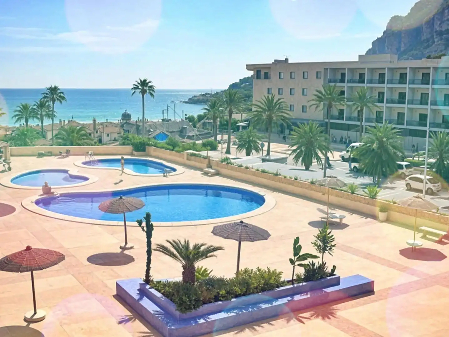 Swimming pool of Apartments for sale in Calpe / Calp  with Heating, Balcony and Community pool
