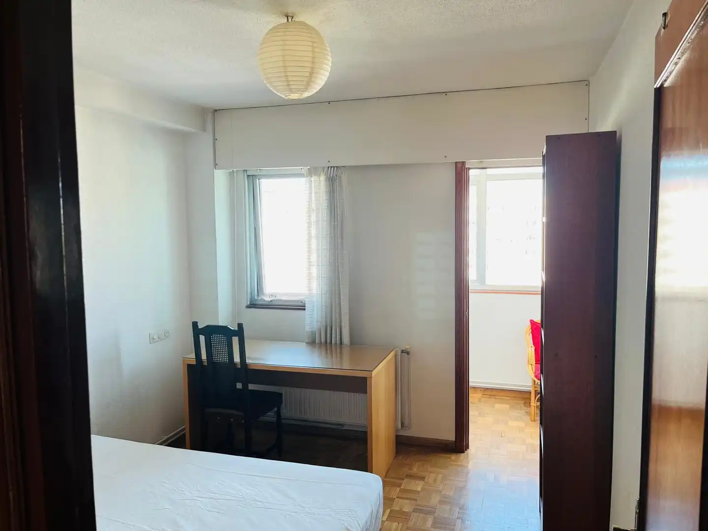 Bedroom of Flat for rent in A Coruña Capital   with Heating, Parquet flooring and Furnished