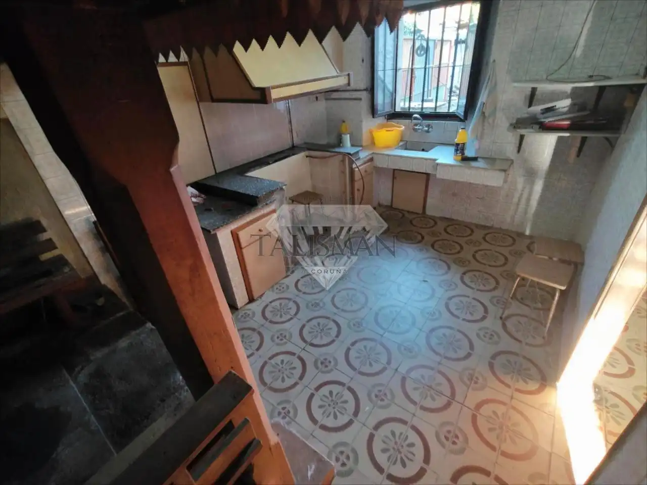 Cocina de Casa o chalet en venta en Oza dos Ríos con Calefacción, Jardín privado y Amueblado