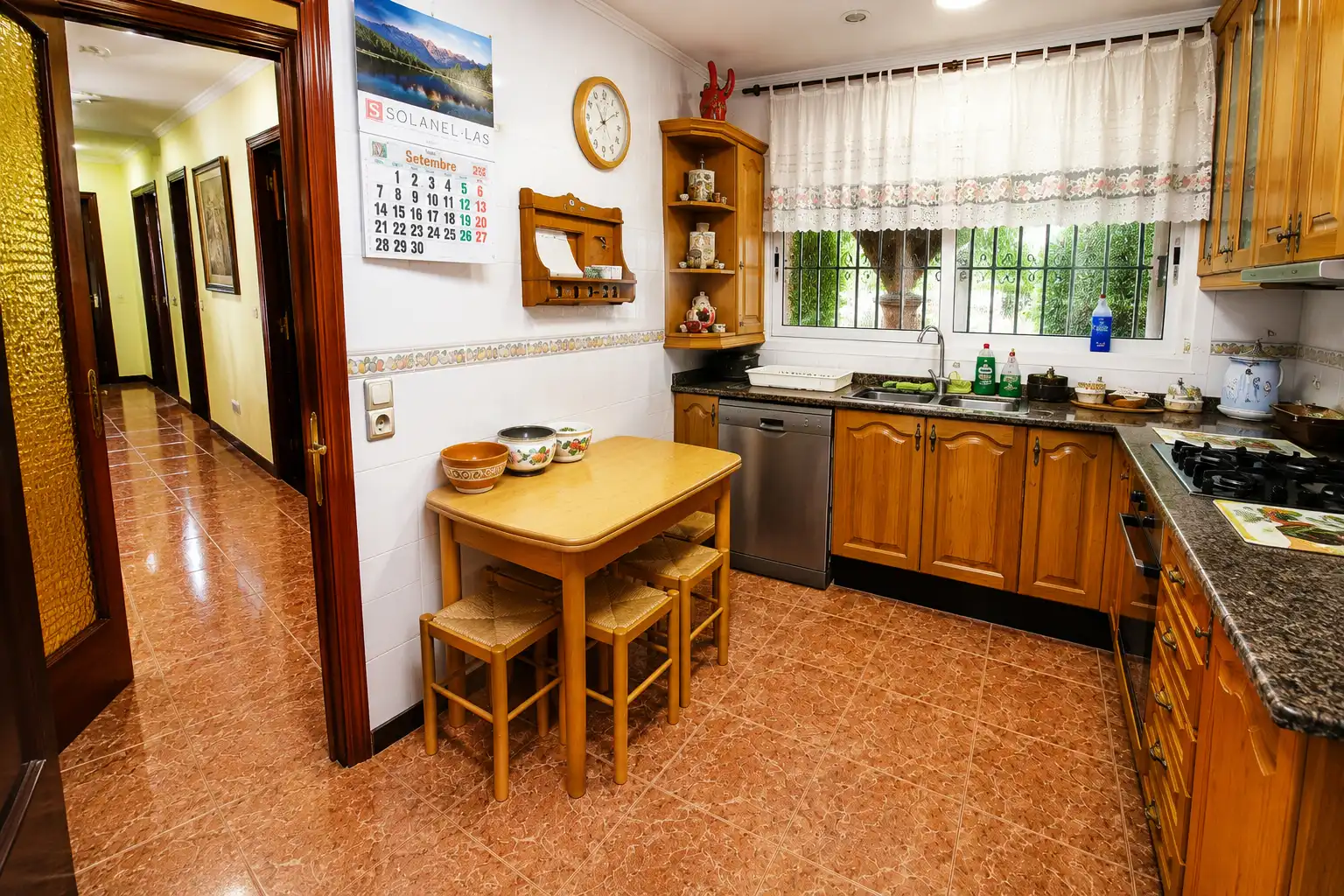 Cocina de Casa o chalet en venta en Caldes de Montbui con Calefacción, Jardín privado y Terraza