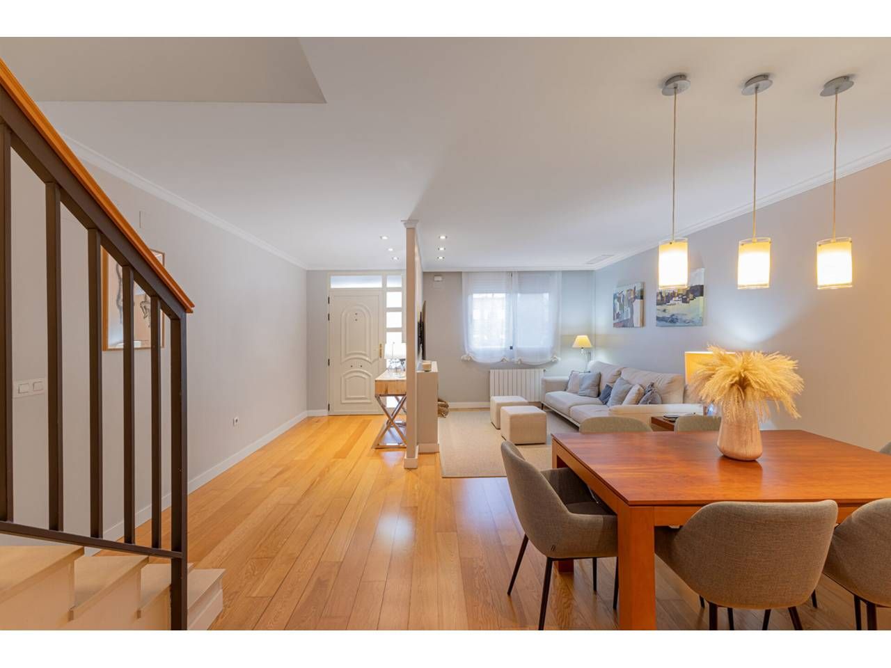 Living room of Single-family semi-detached for sale in Silla  with Heating and Terrace