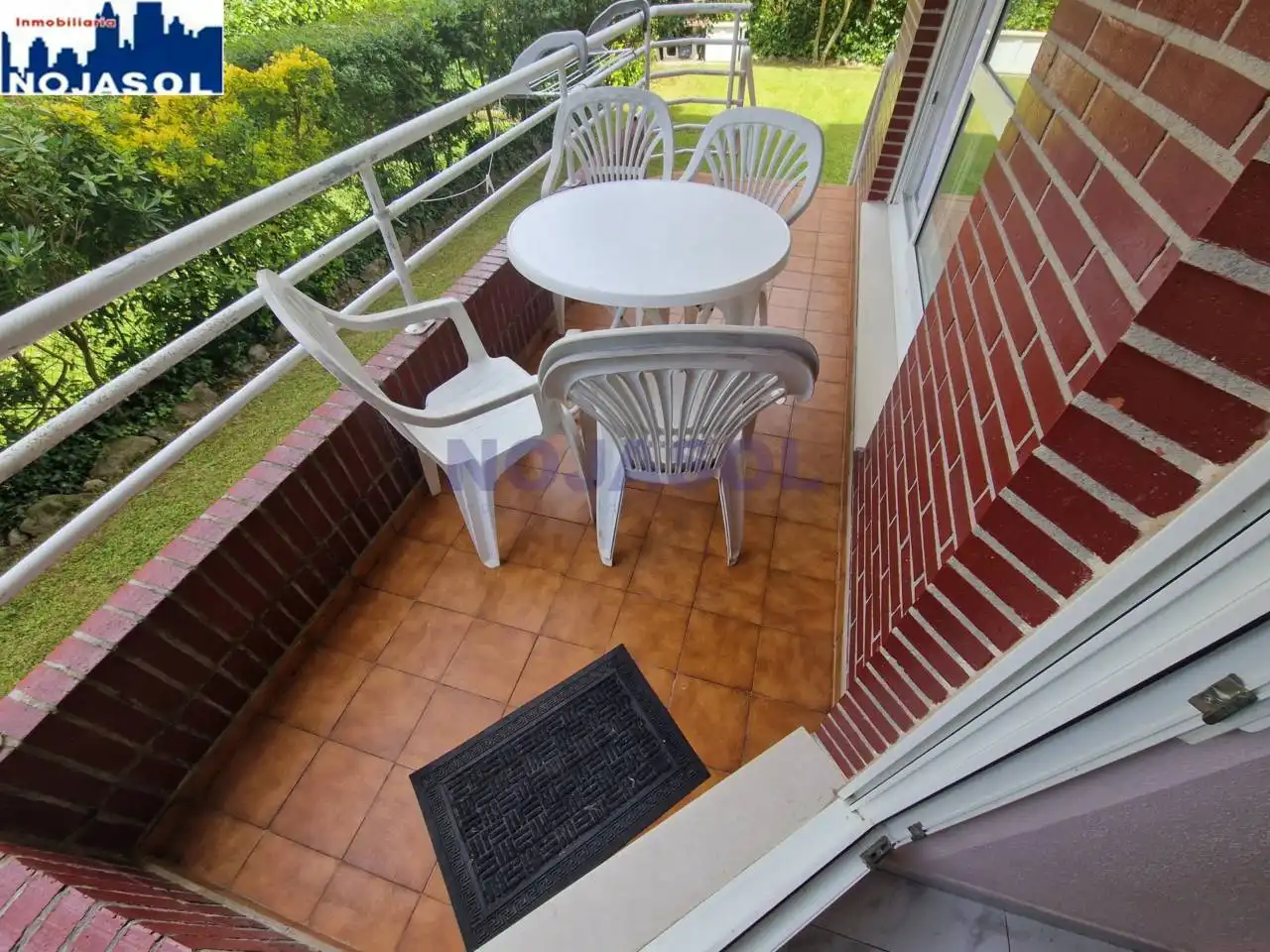 Balcony of Apartments for rent in Noja  with Heating, Private garden and Terrace