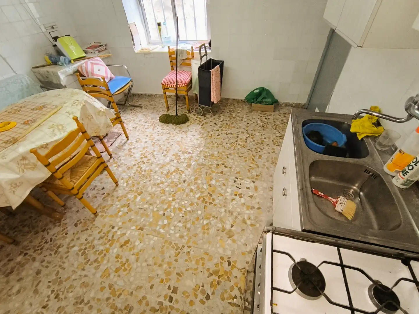 Cocina de Casa o chalet en venta en Santa Cecilia del Alcor con Calefacción, Jardín privado y Trastero