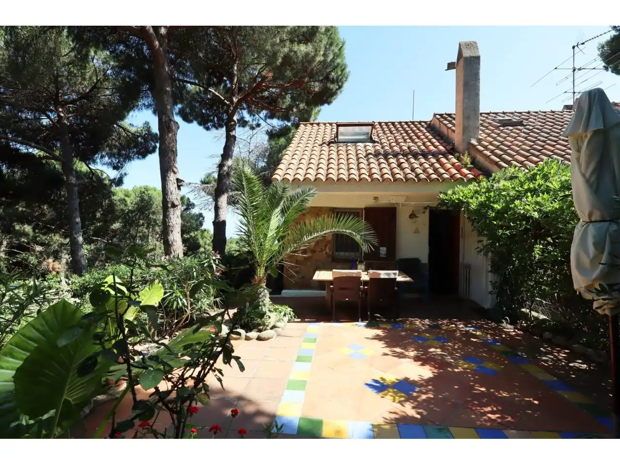 Garden of Detached homes for sale in Lloret de Mar  with Air Conditioner, Heating and Private garden