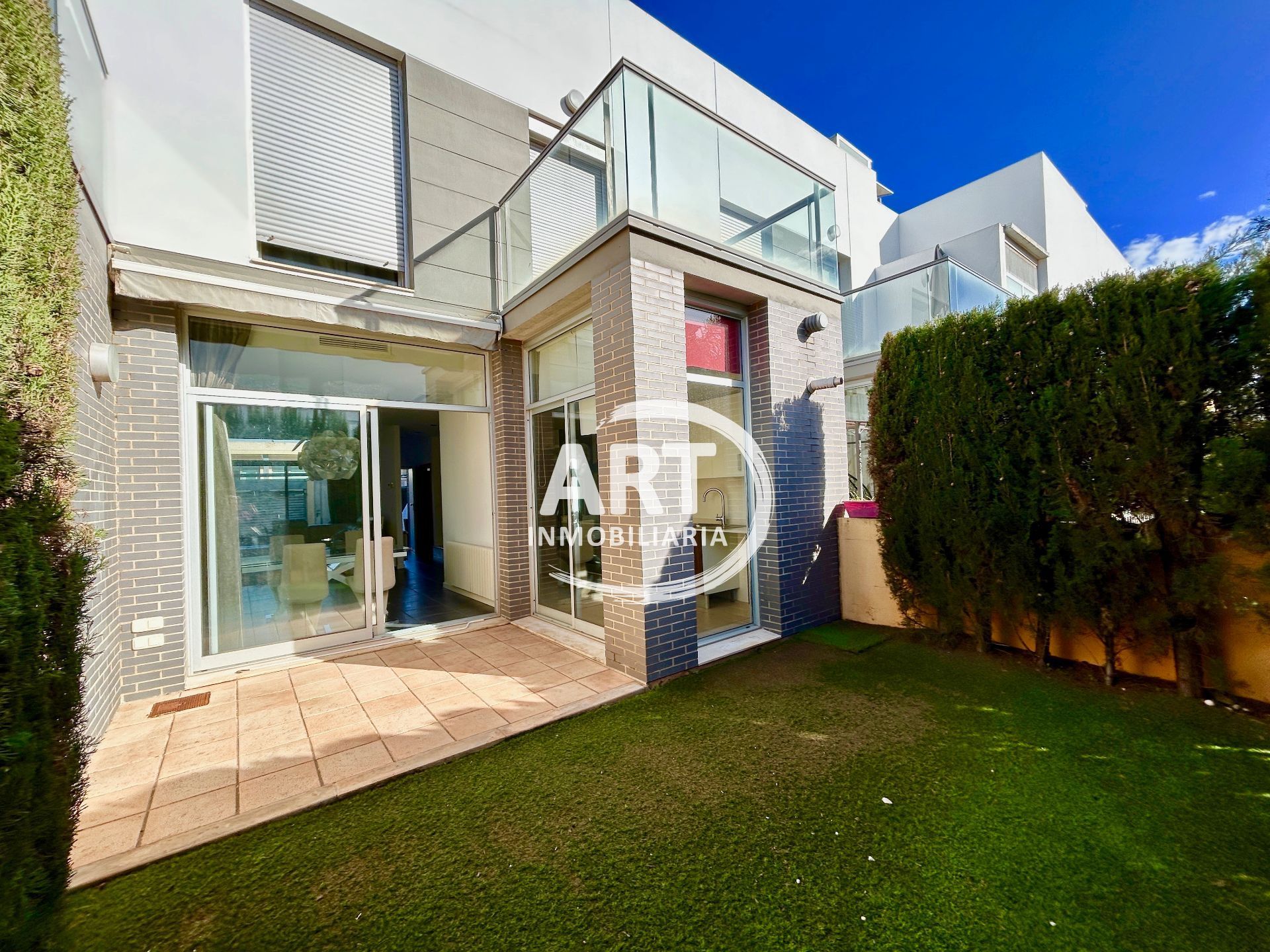Jardí de Casa adosada de lloguer en San Antonio de Benagéber amb Aire condicionat, Calefacció i Terrassa
