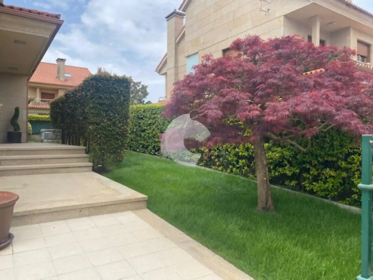 Jardí de Casa o xalet en venda en Sanxenxo amb Calefacció, Jardí privat i Terrassa