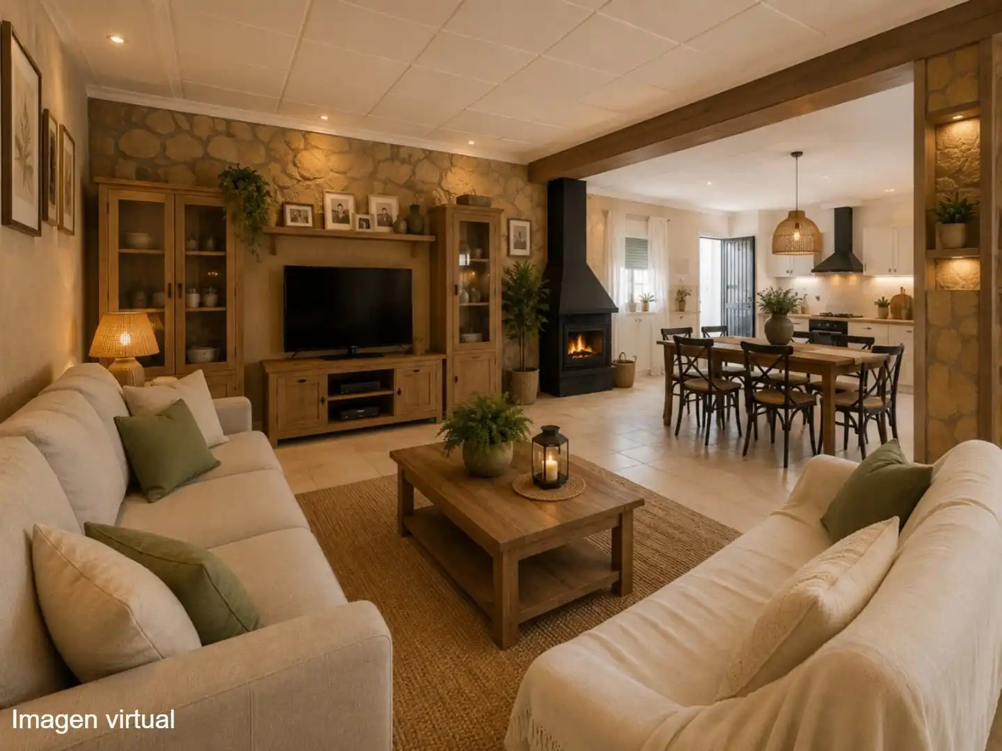 Sala d'estar de Finca rústica en venda en Crevillent amb Calefacció, Terrassa i Traster
