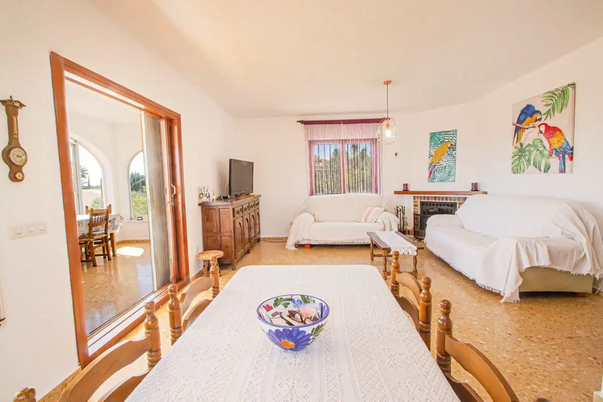 Garden of Houses for sale in Calpe / Calp  with Air Conditioner, Heating and Private garden