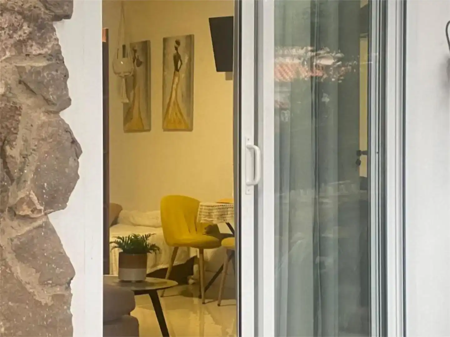 Terrasse von Wohnung zur Miete in Gilet mit Klimaanlage