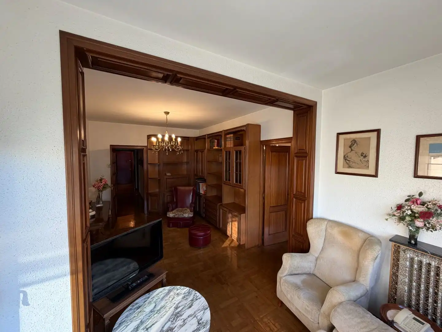 Living room of Flat for rent in  Barcelona Capital  with Terrace and Balcony