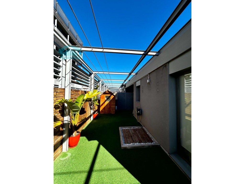 Terrace of Attic to rent in Castellón de la Plana / Castelló de la Plana  with Air Conditioner, Private garden and Terrace