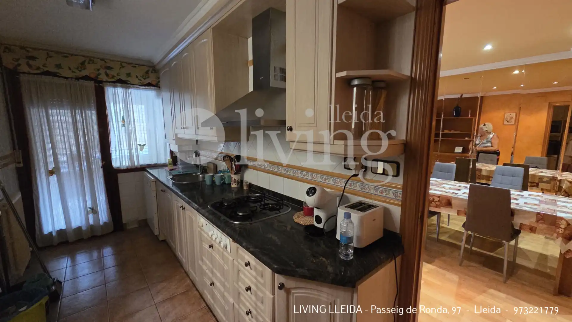 Kitchen of Flat for rent in Lleida  with Air Conditioner, Heating and Parquet flooring