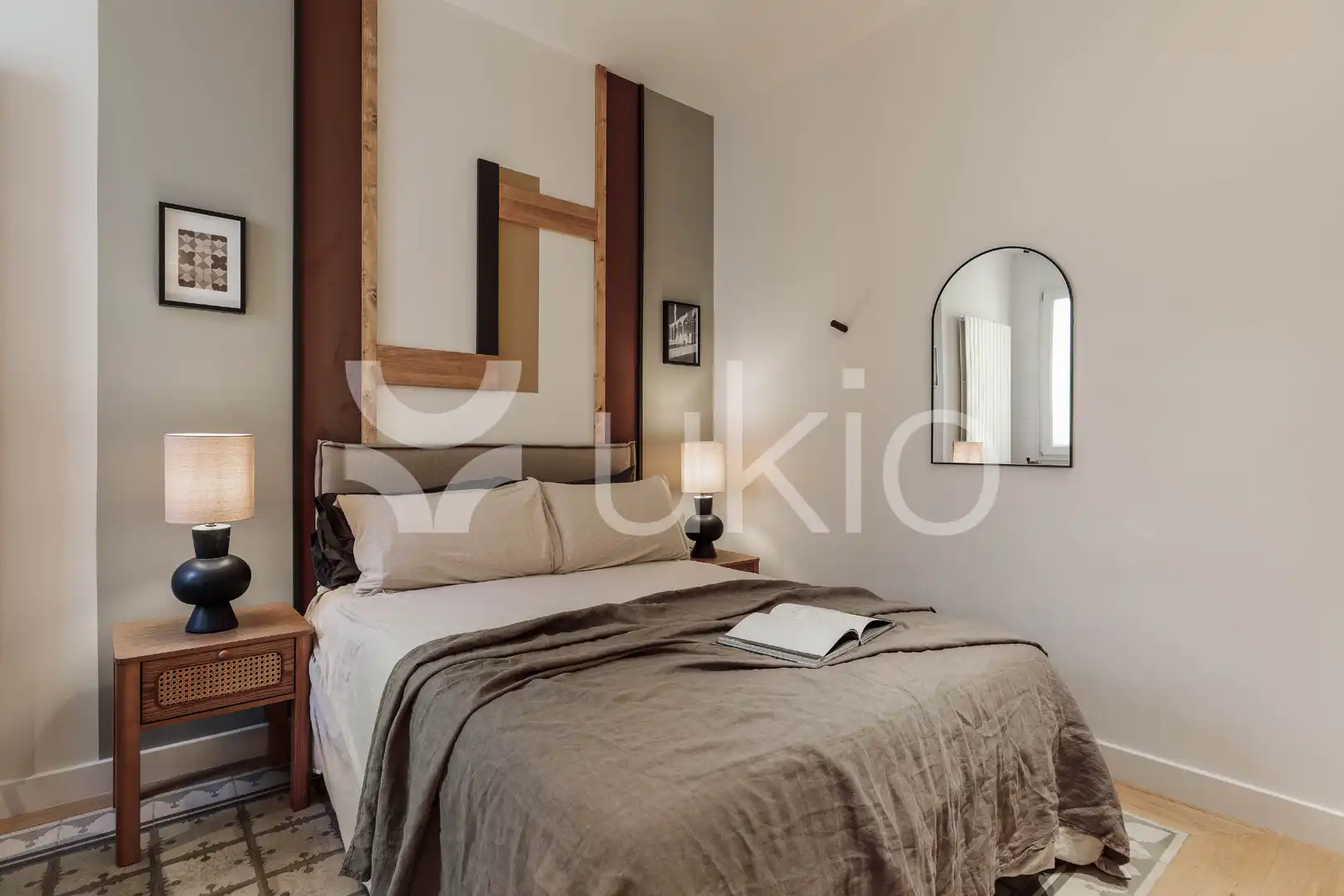 Habitación de Apartamento de alquiler en Barcelona con Aire acondicionado, Calefacción y Amueblado