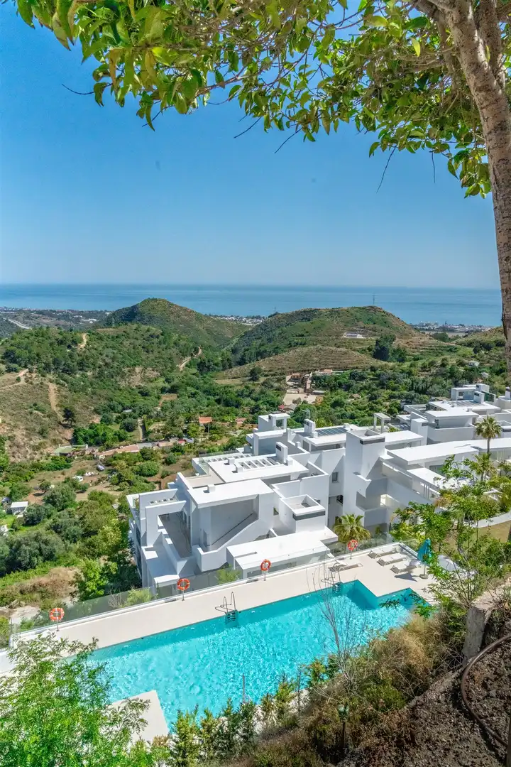 Vista exterior de Apartamento de alquiler en Ojén con Aire acondicionado, Calefacción y Terraza