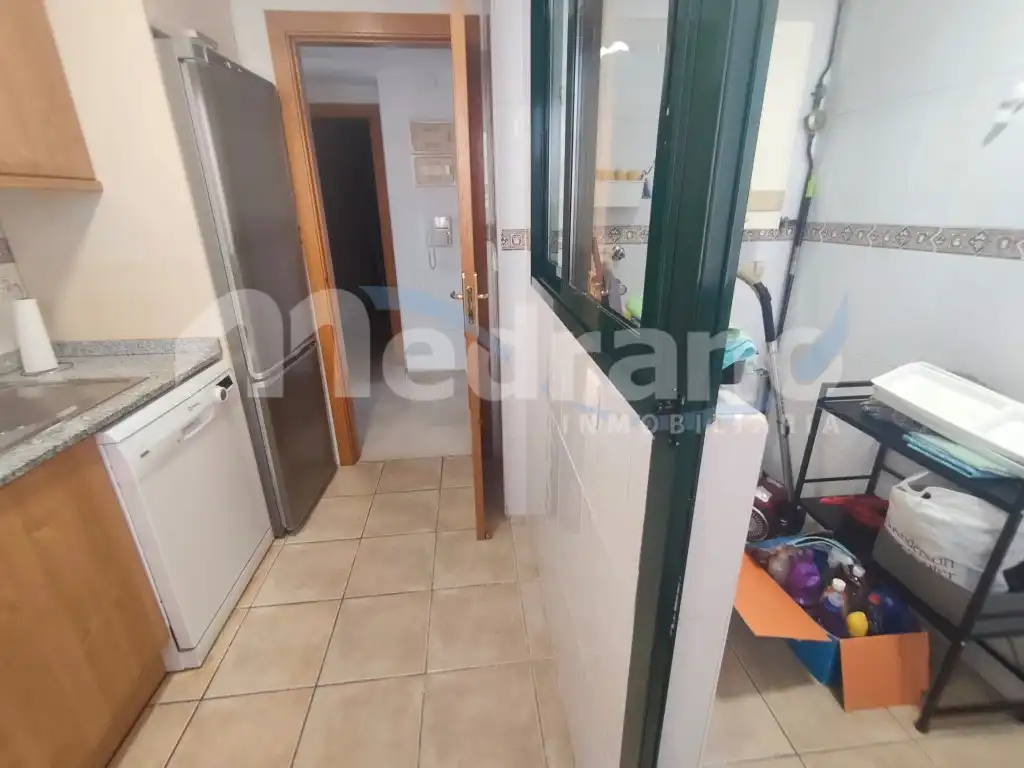 Cocina de Piso en venta en Villajoyosa / La Vila Joiosa con Aire acondicionado, Calefacción y Jardín privado