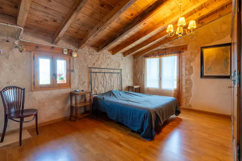 Habitación de Finca rústica en venta en Aldover con Jardín privado, Terraza y Amueblado